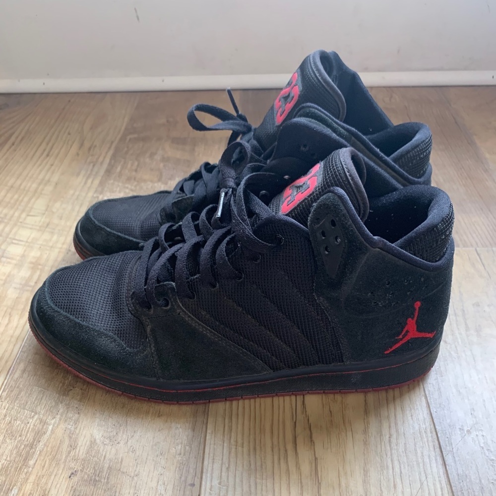 Nike Air Jordan 1 Flight 4 Men’s Black Sneakers Size 11